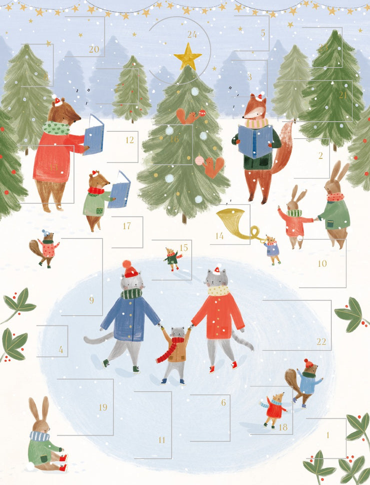 The Skating Animals Advent Calendar