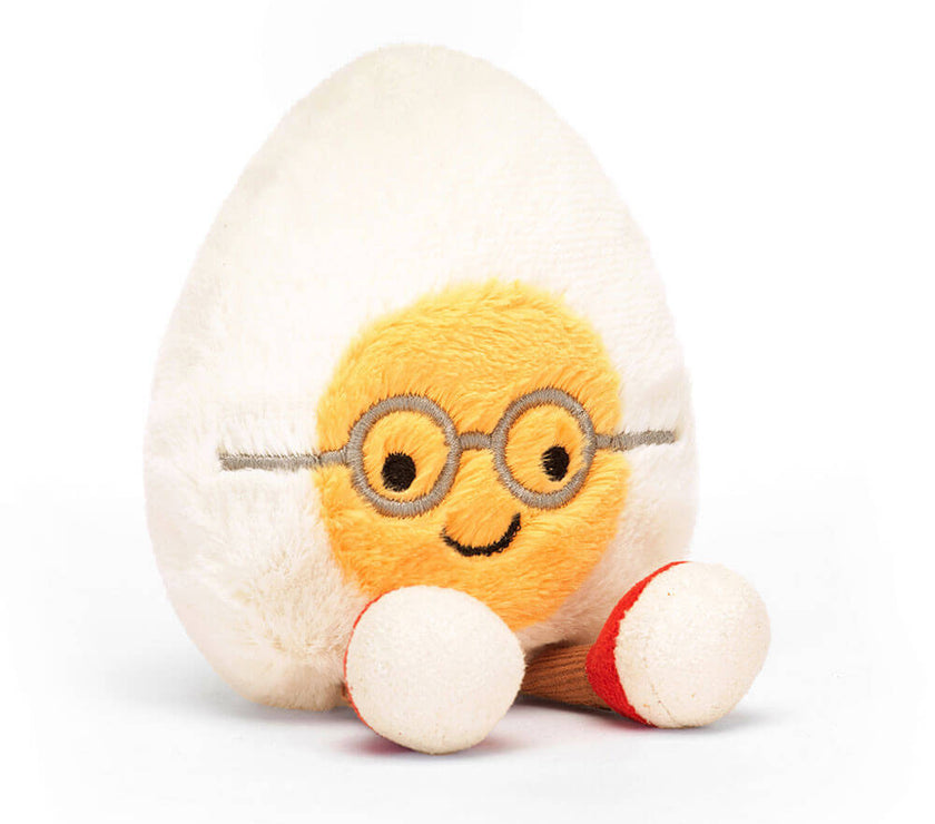 Boiled Egg Geek Soft Toy