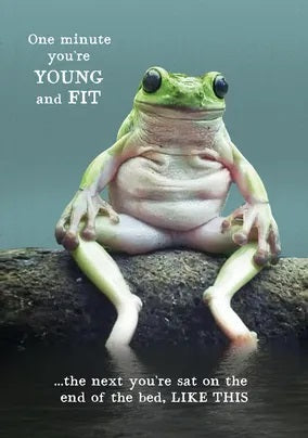 Young and Fit Birthday Card