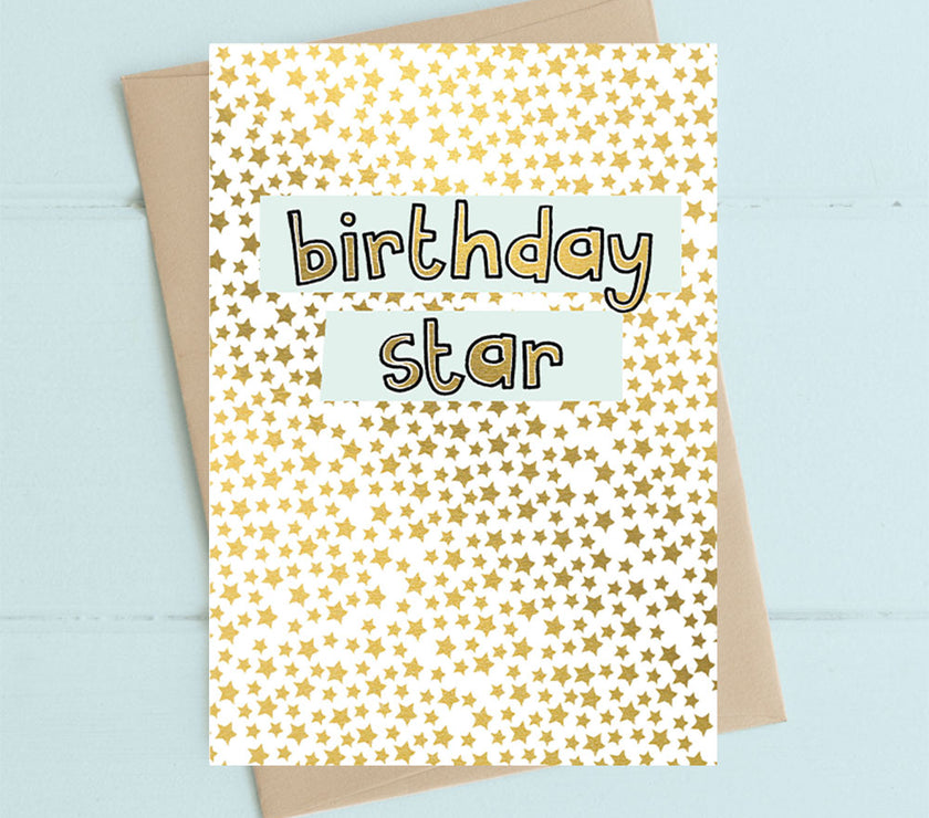 Birthday Star Card