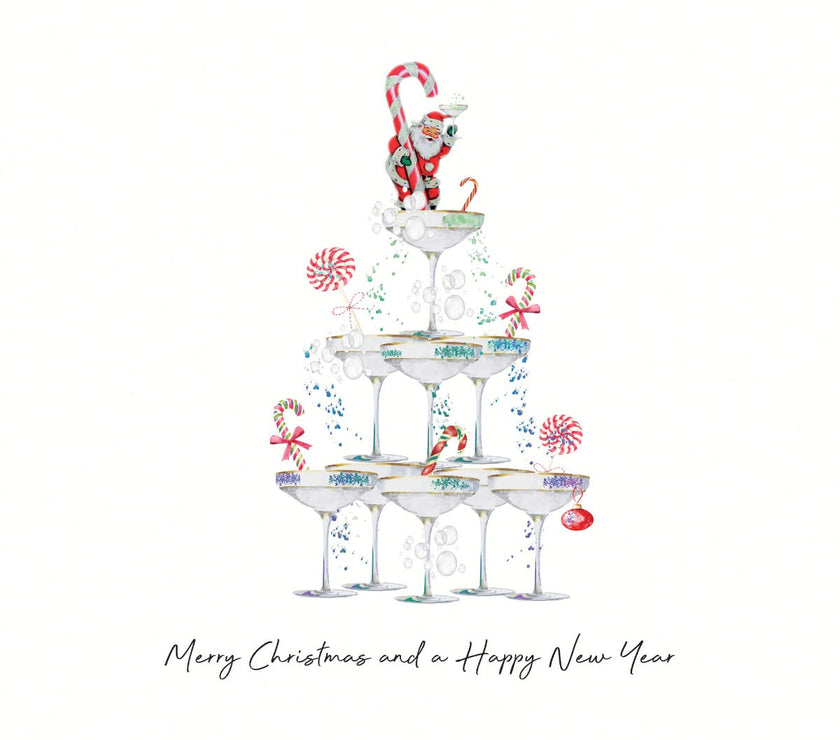 Cocktails Christmas Boxed Cards