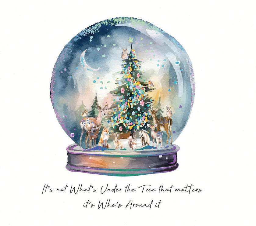 Snow Globe Christmas Boxed Cards