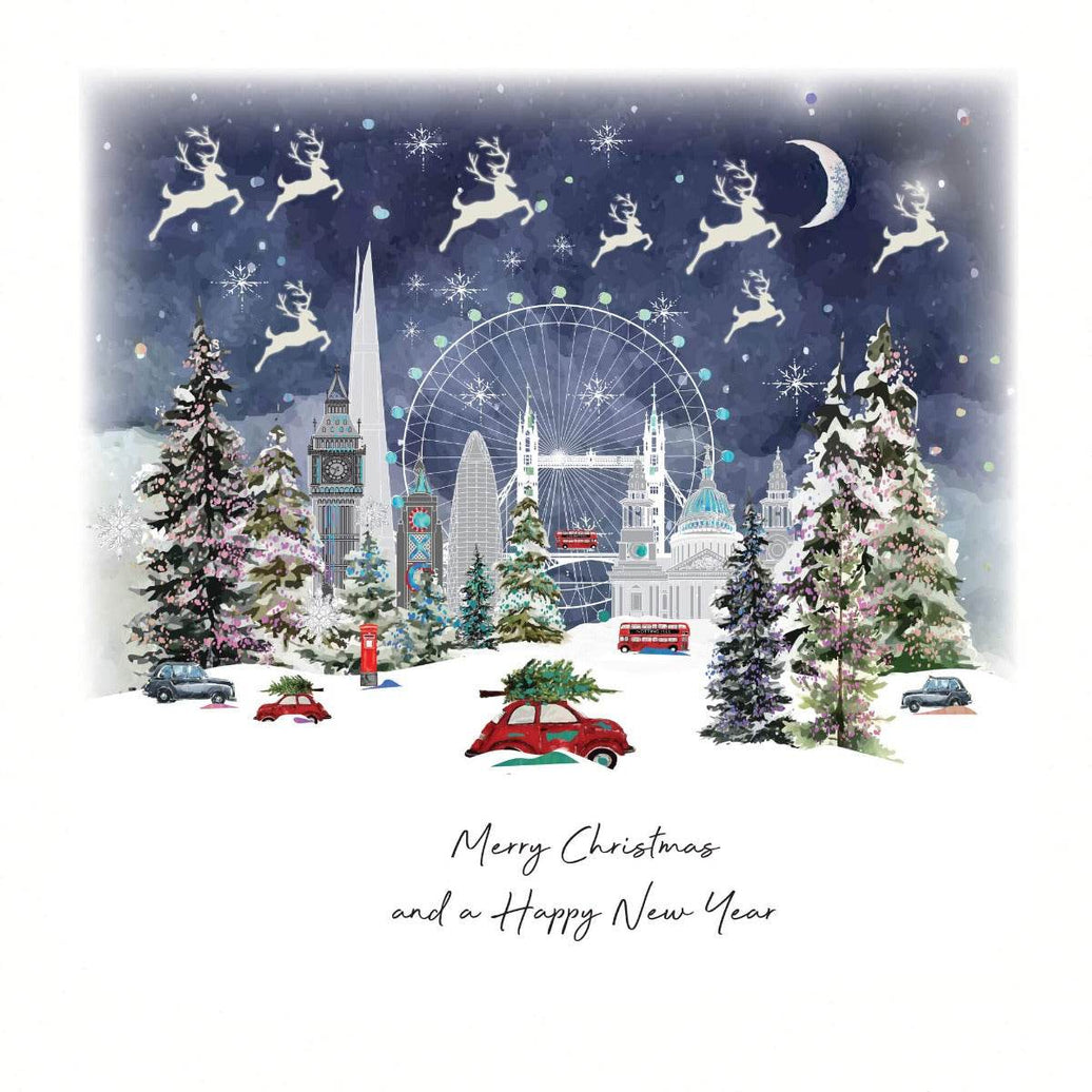 London Christmas Boxed Cards - House of Cards