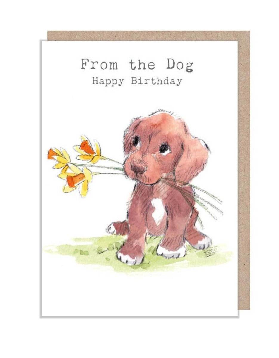 From The Dog Birthday Card - House of Cards