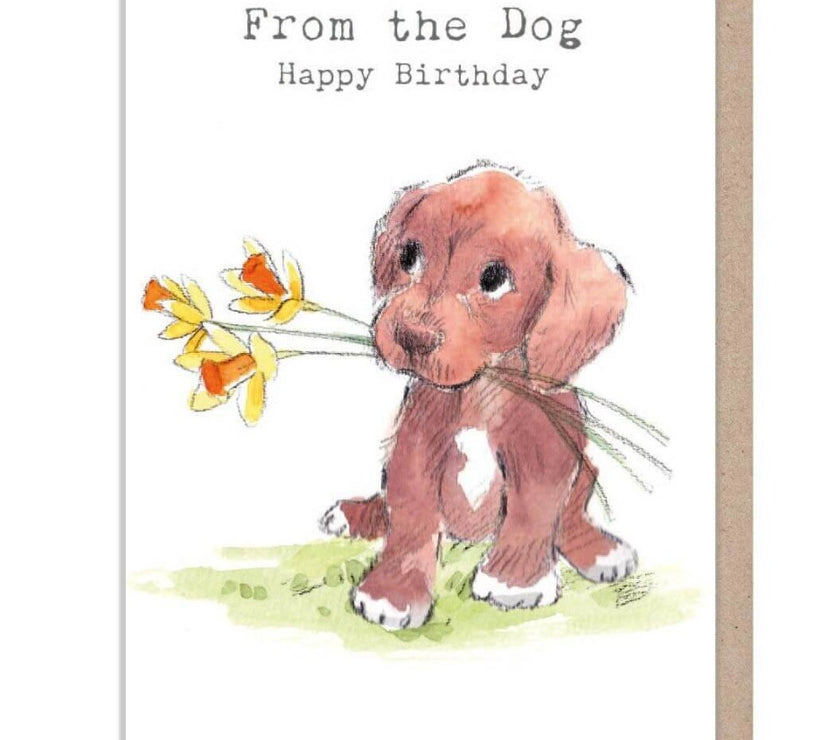 From The Dog Birthday Card