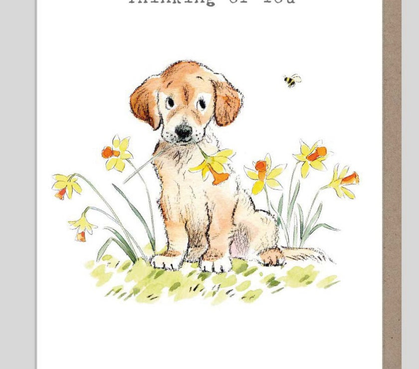 Thinking of You Puppy Card