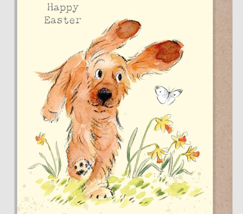 Dog General Easter Card