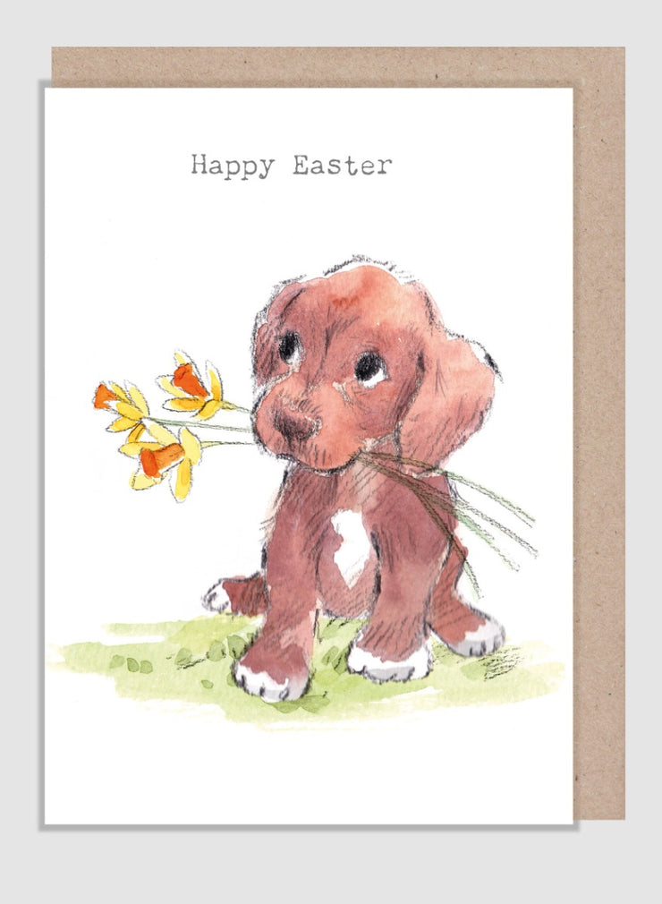 Puppy Easter Card