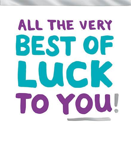 Good Luck Card - House of Cards