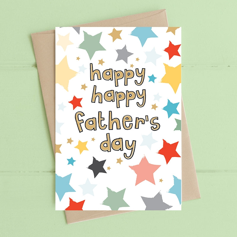 Happy Happy Fathers Day Card