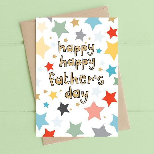 Happy Happy Fathers Day Card