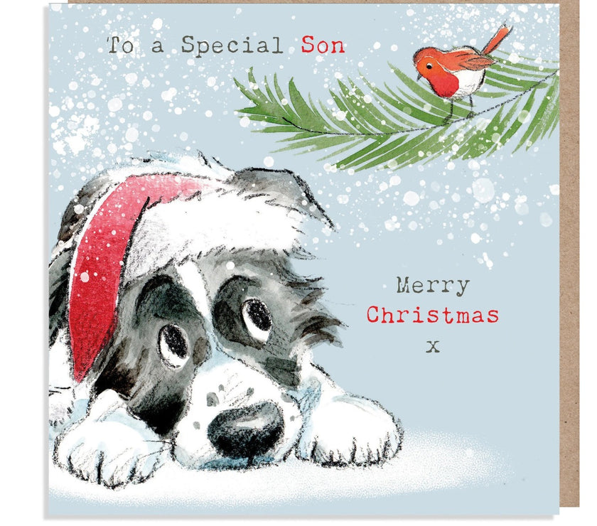Special Son Merry Christmas Card