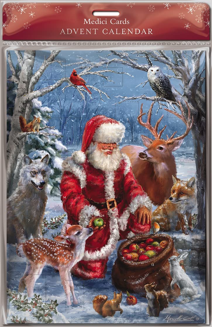 Santa in the Forest Advent Calendar