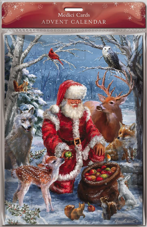 Santa in the Forest Advent Calendar