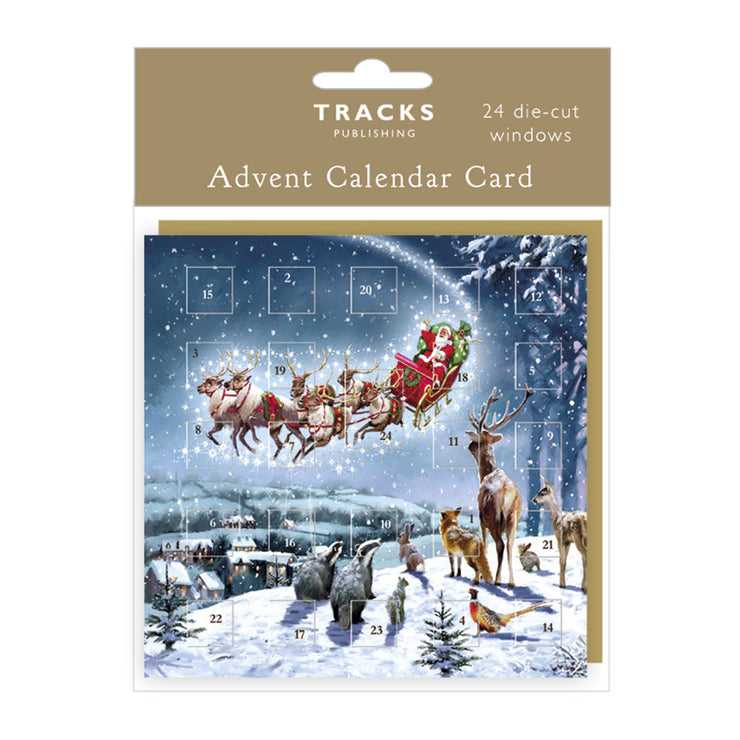 Wilifide Watches Santa Advent Calendar Card