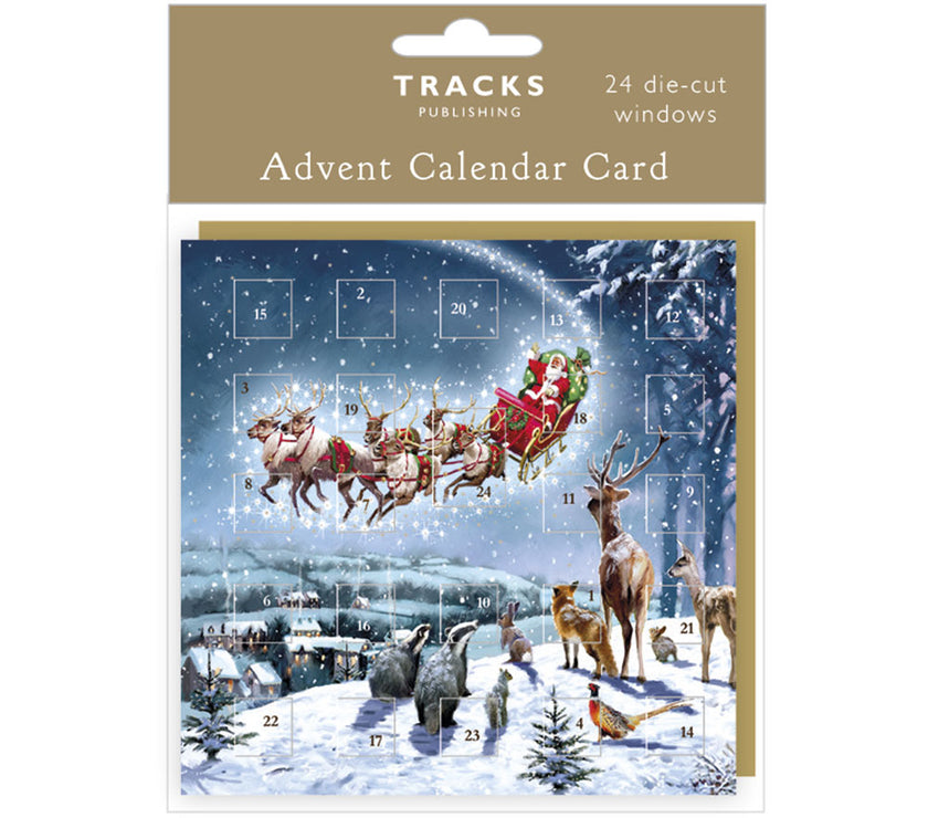 Wilifide Watches Santa Advent Calendar Card
