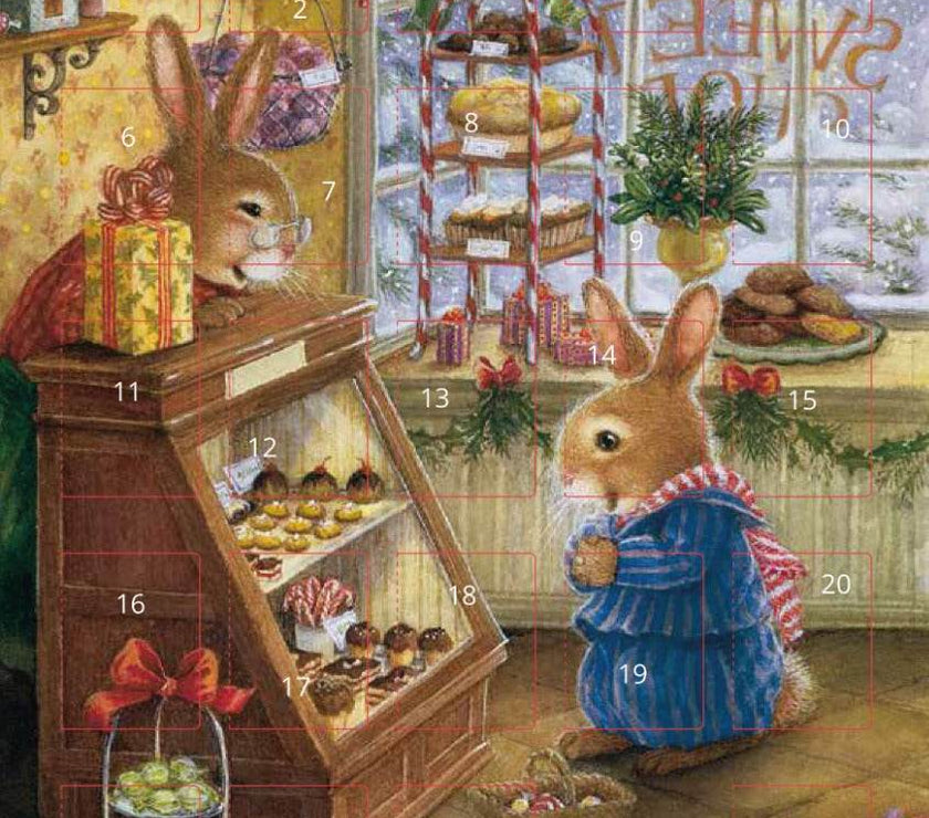 At The Sweet Shop Christmas Advent Card - House of Cards