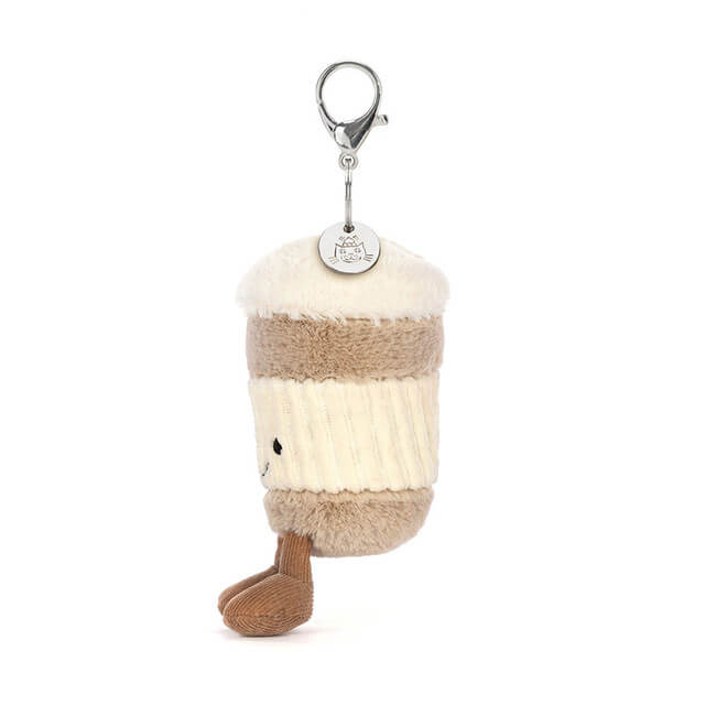 Coffee-to-Go Bag Charm Soft Toy