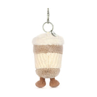 Coffee-to-Go Bag Charm Soft Toy