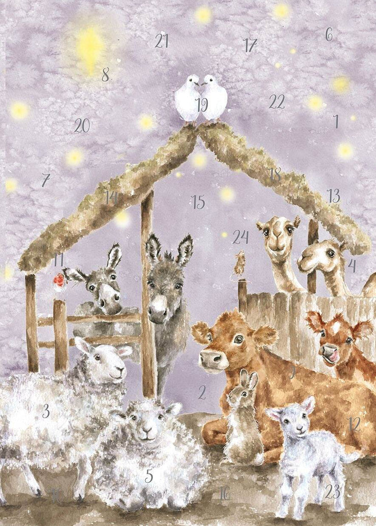 Away in a Manger Advent Calendar - House of Cards