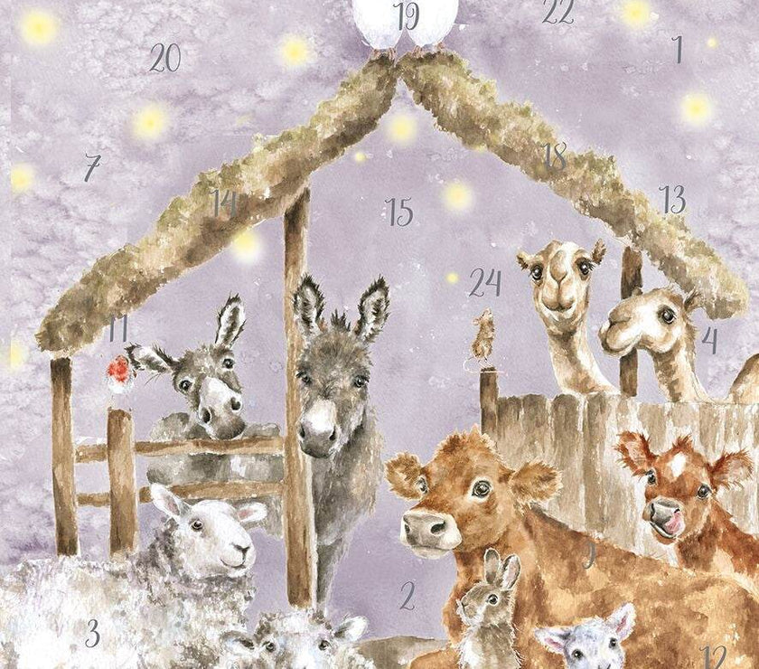 Away in a Manger Advent Calendar - House of Cards