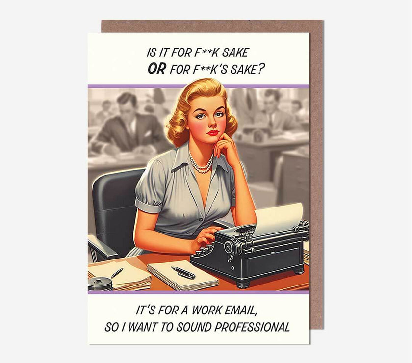 F**k Sake Birthday Card
