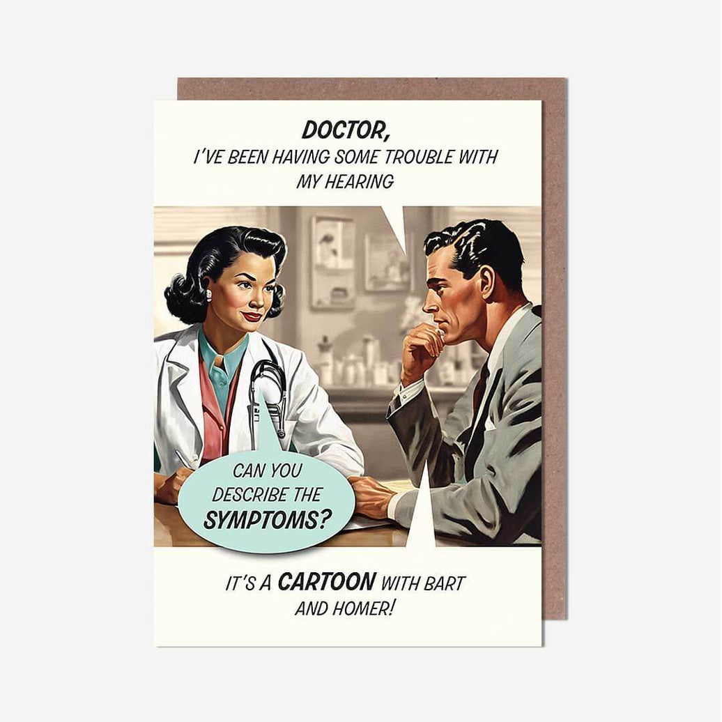 Doctor Birthday Card - House of Cards