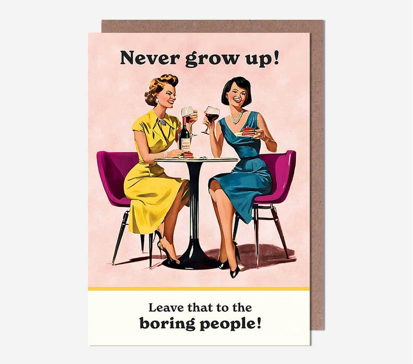 Boring People Birthday Card