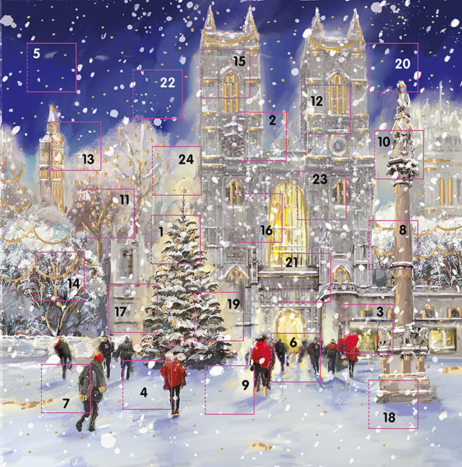 Cathedral Christmas Square Advent Calendar