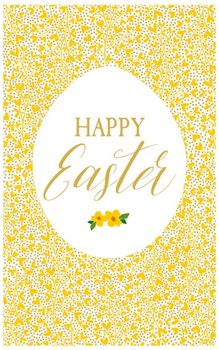 Egg and Flowers Easter Cards