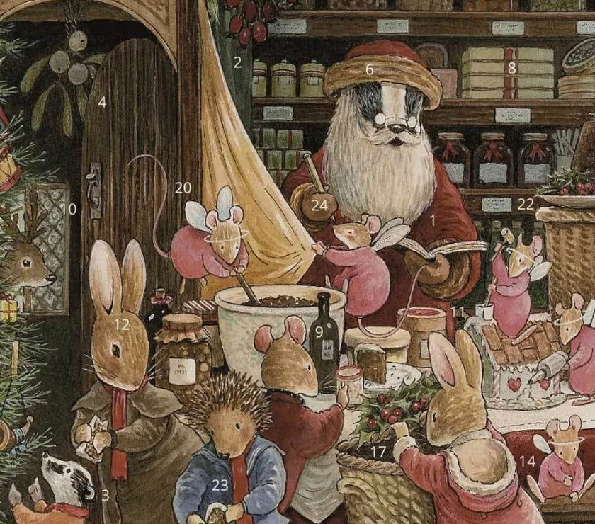 Santas Workshop A4 Christmas Advent Calendar
