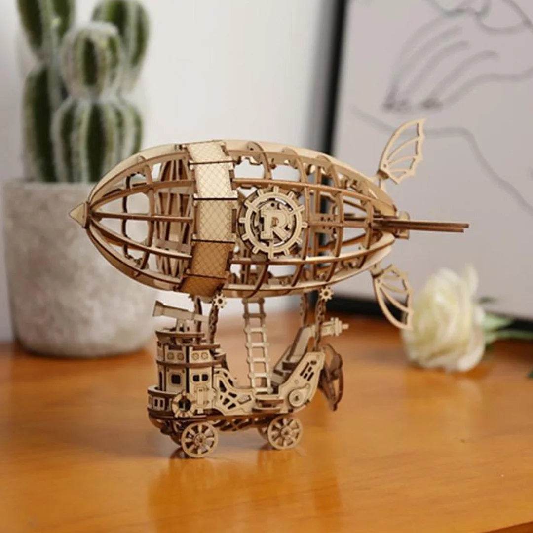 Air Ship Wooden Model Kit - House of Cards