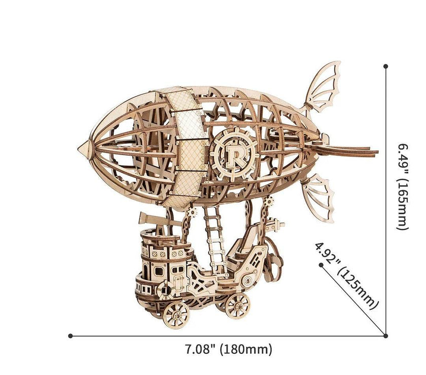 Air Ship Wooden Model Kit - House of Cards