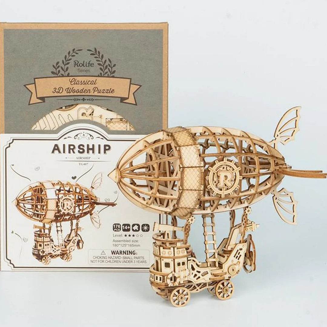 Air Ship Wooden Model Kit - House of Cards