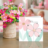 Flowers Jewels Birthday Card