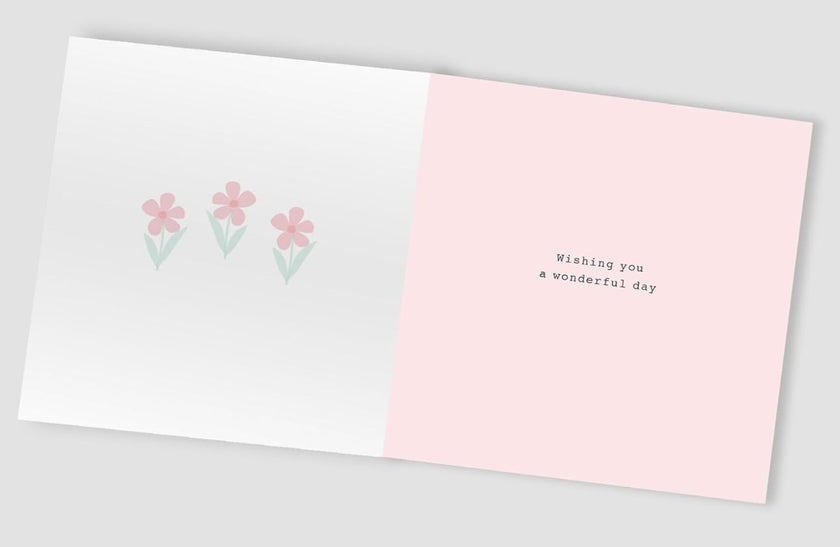 Flowers Jewels Birthday Card