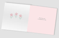 Flowers Jewels Birthday Card