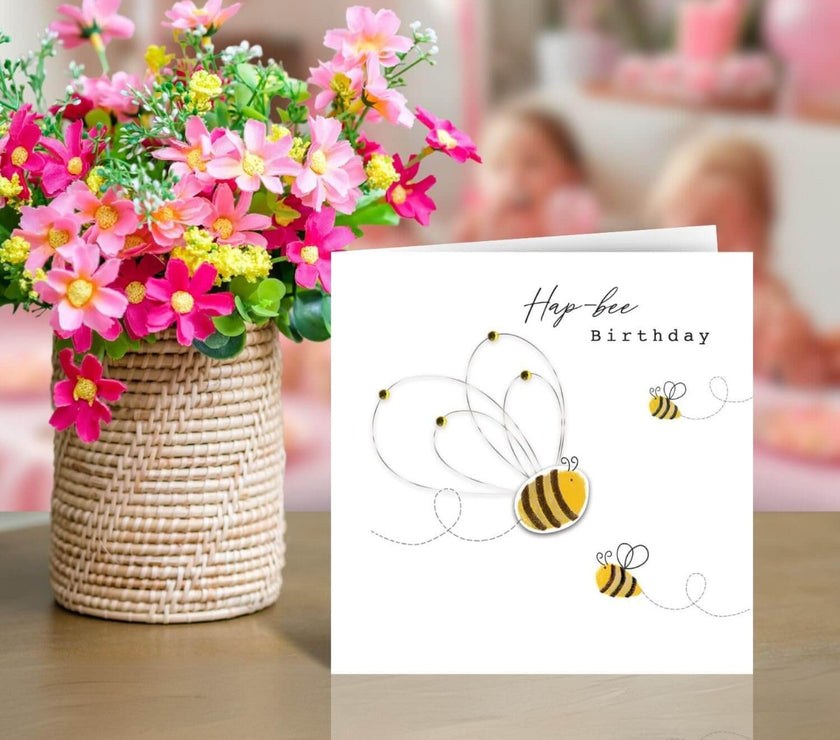 Hap-bee Birthday Card