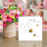 Hap-bee Birthday Card