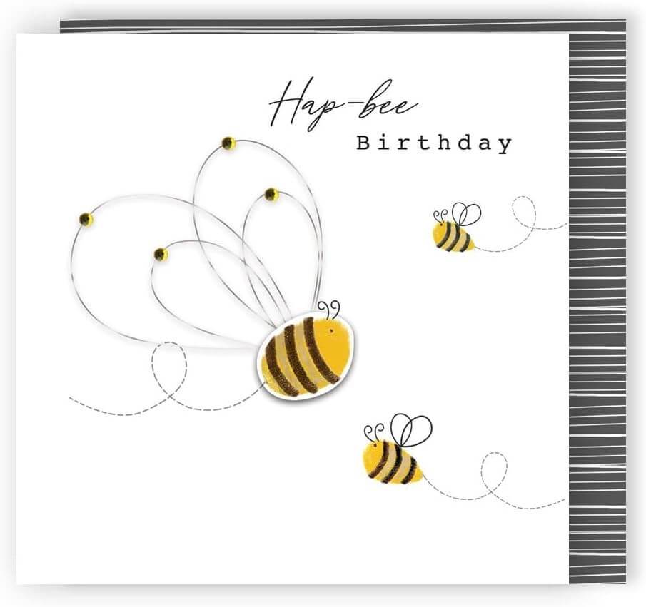 Hap-bee Birthday Card - House of Cards