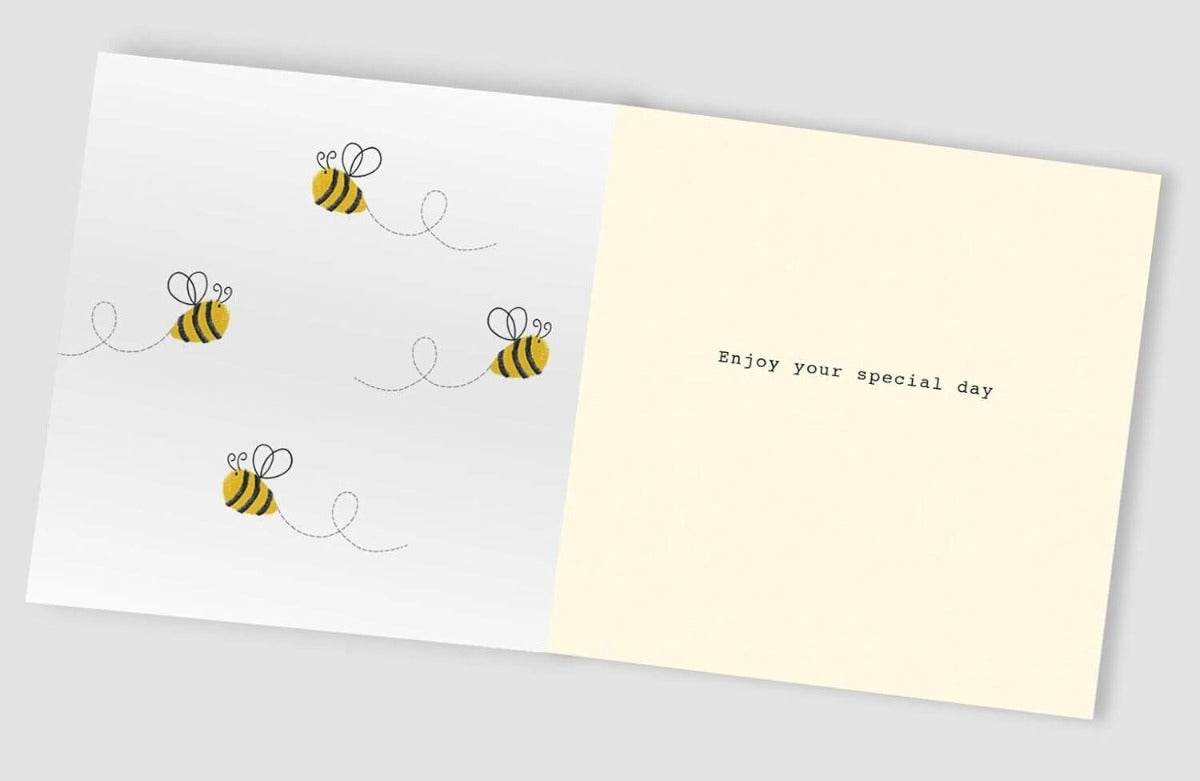 Hap-bee Birthday Card - House of Cards