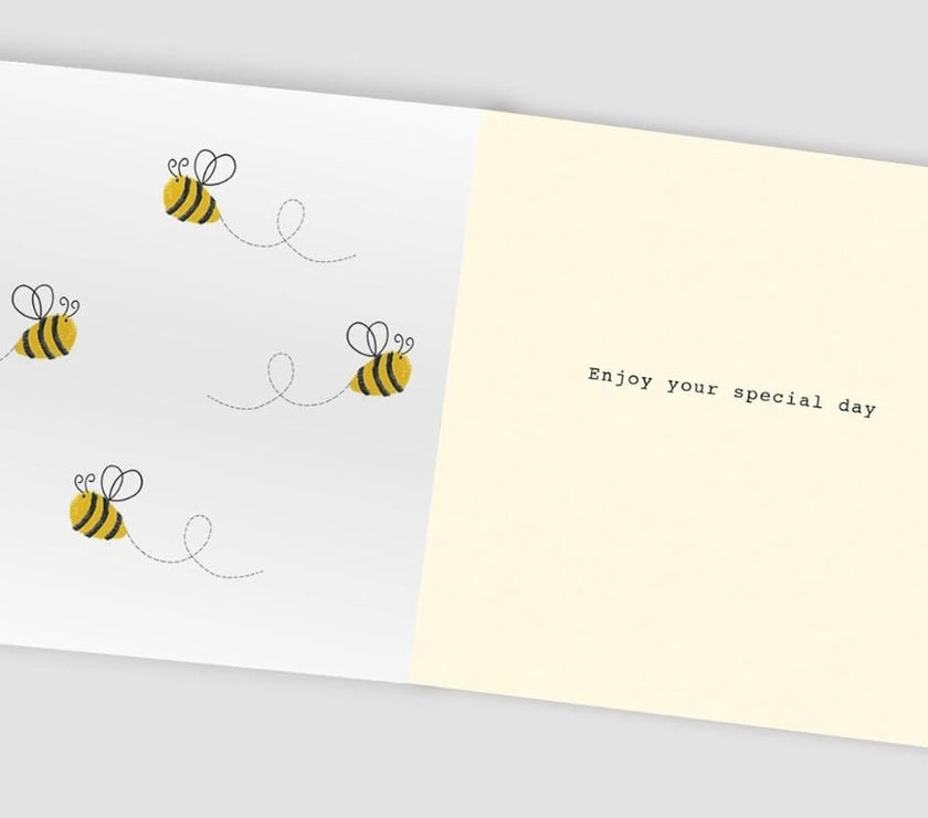 Hap-bee Birthday Card