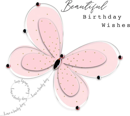 Butterfly Jewels Birthday Card