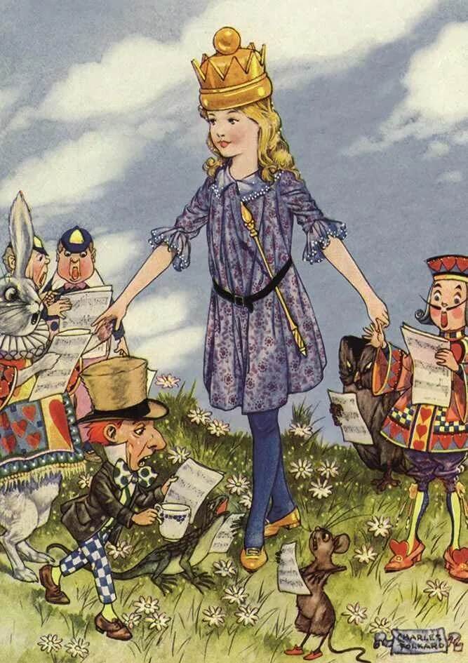 Alice Princess Birthday Card - House of Cards