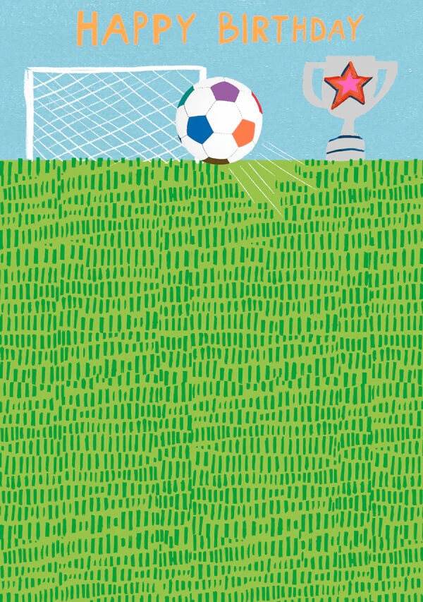 Happy Birthday Football Card - House of Cards