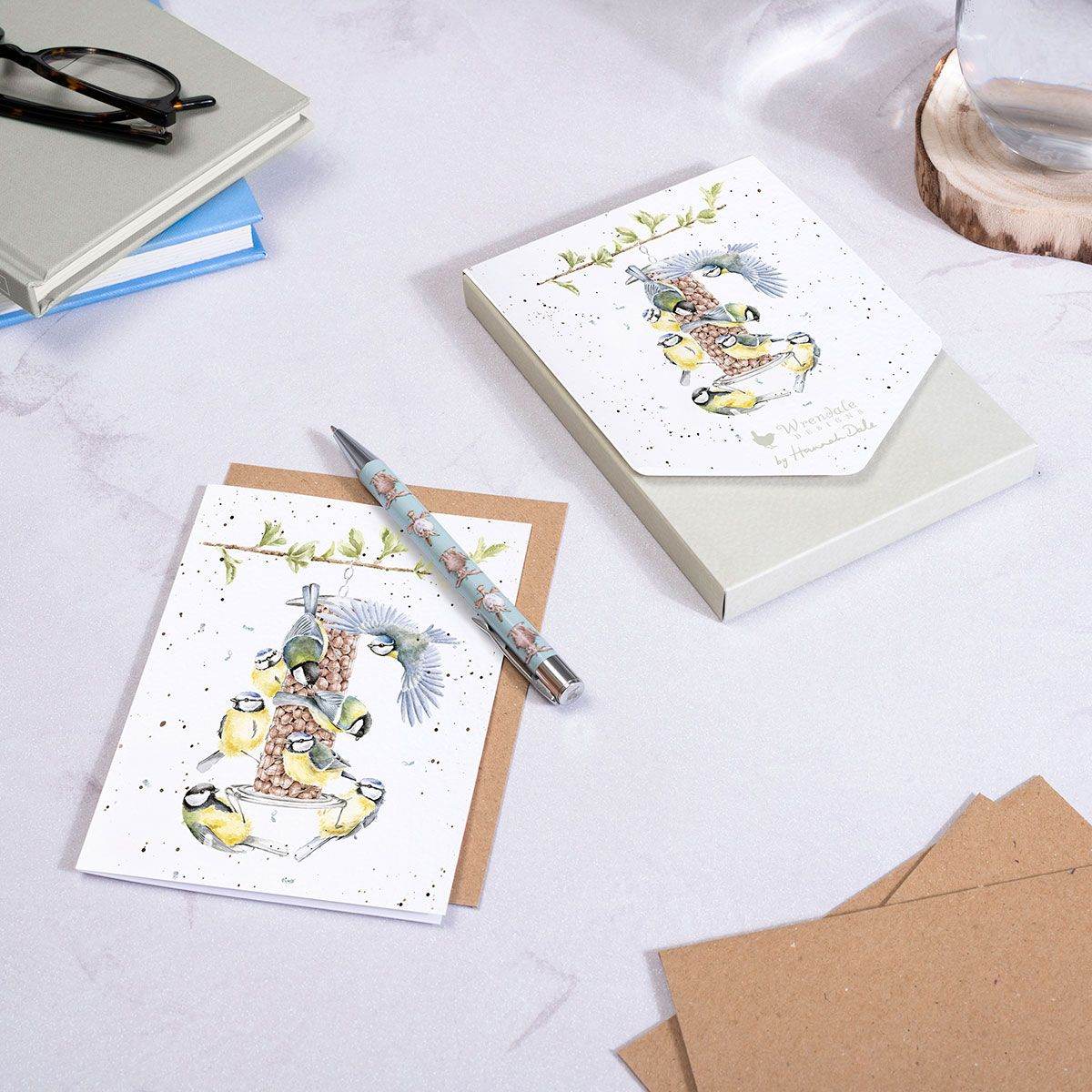 Bird Feeder Note Cards - House of Cards