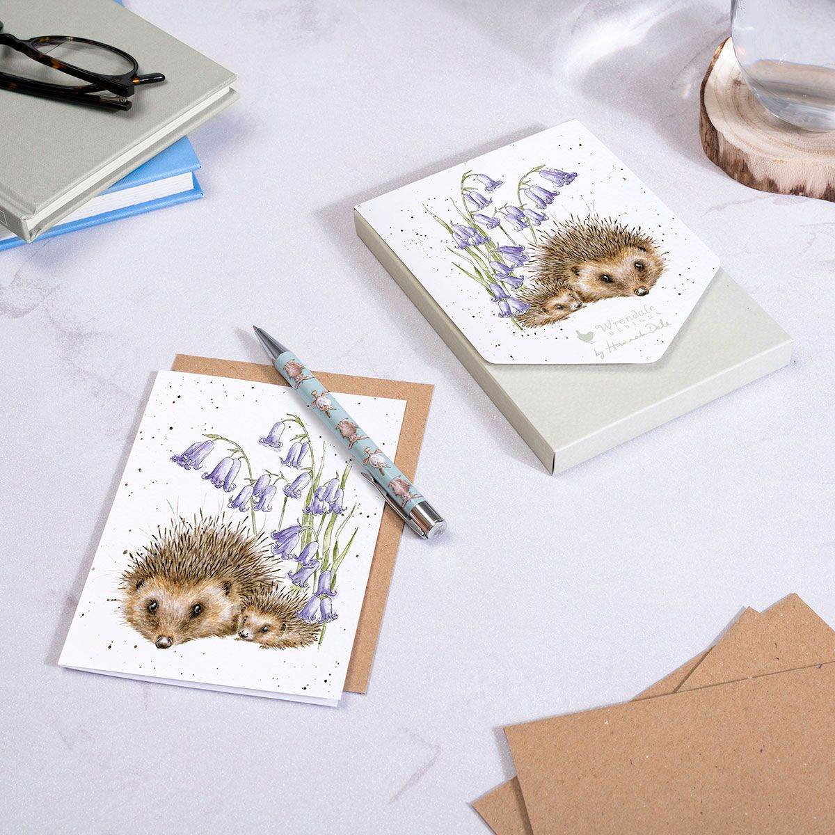 Hedgehog Note Cards - House of Cards