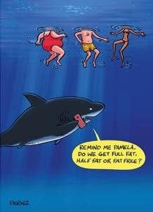 Shark Birthday Card