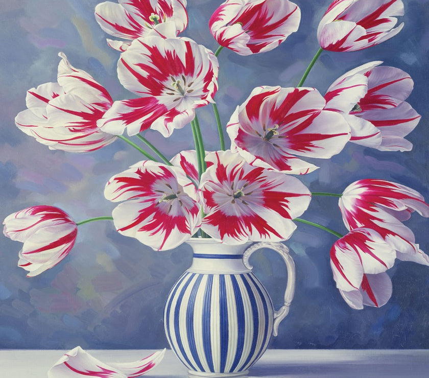 Triumph Tulips Greetings Card