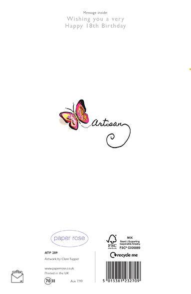 18th Cake Birthday Card - House of Cards